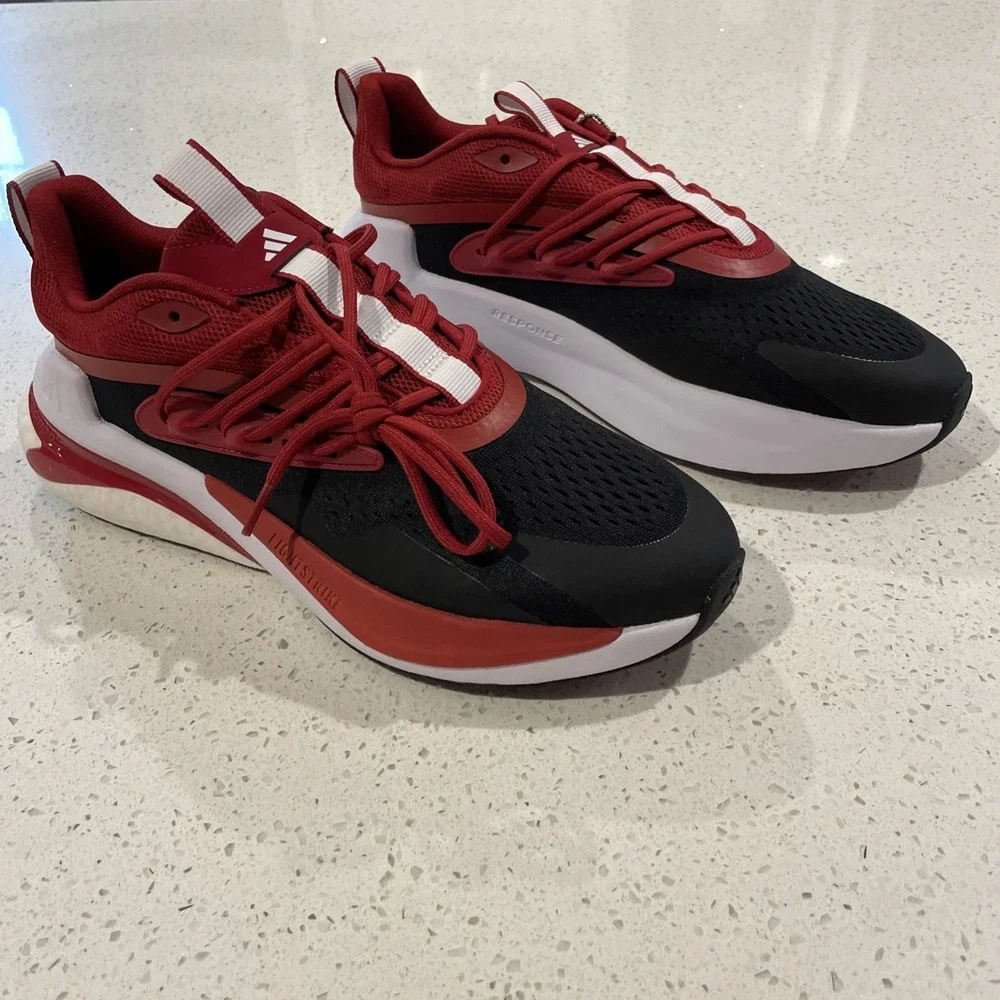 Adidas AlphaBoost V2 Indiana Hoosiers Shoes Team Red‎ IH6333, Men size 11